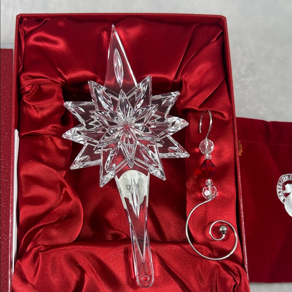 Waterford Crystal 2006 Snow Star Christmas Ornament